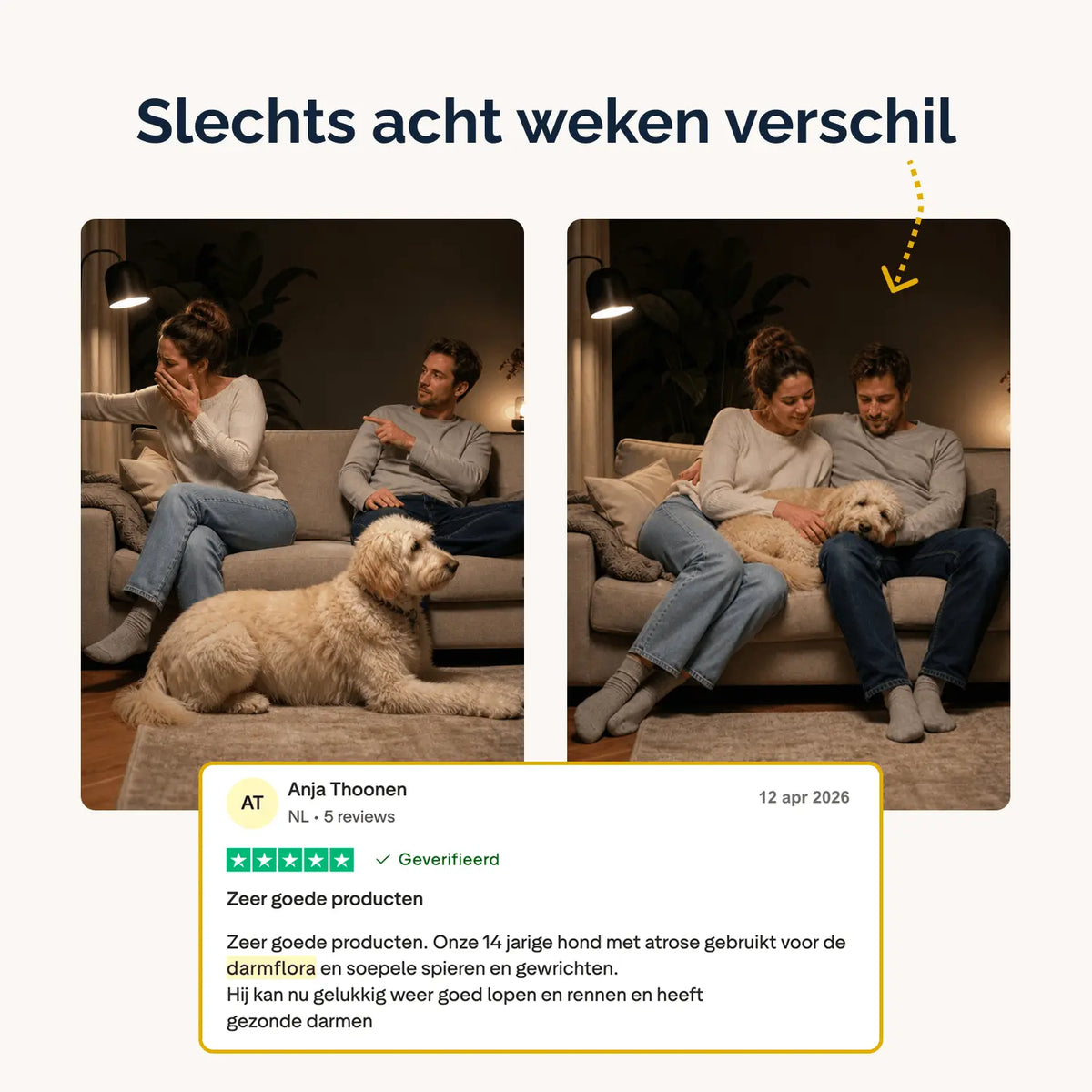 Darmflora Probiotische Kausnacks für Hunde – 180 g